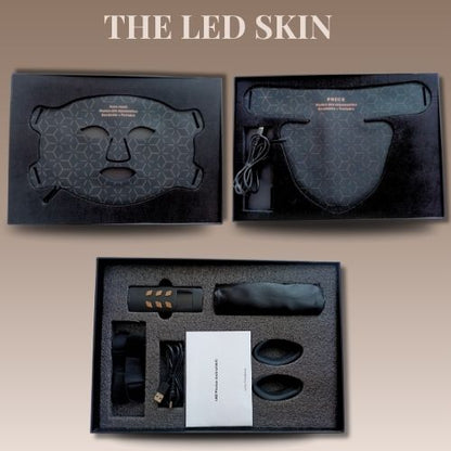 Set of LED Therapy Face and Neck Masks - Inside led mask box face and neck